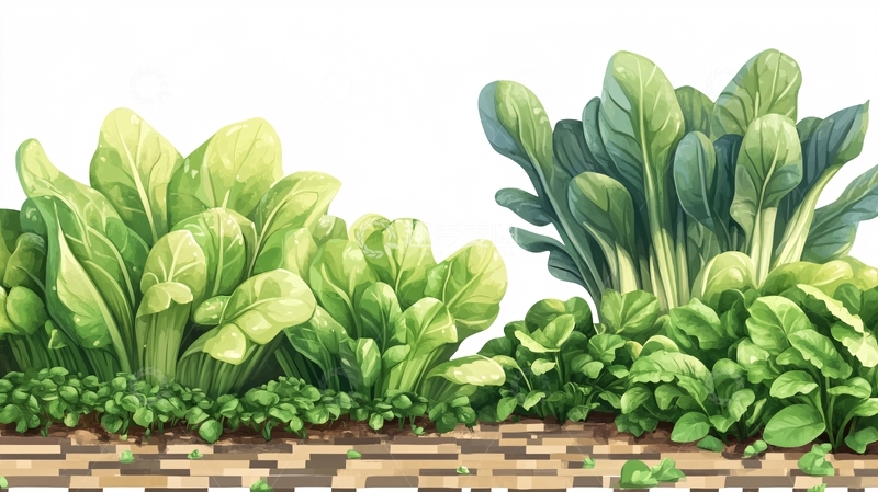 高清大图下载【趣麦麦图】手绘菜地1