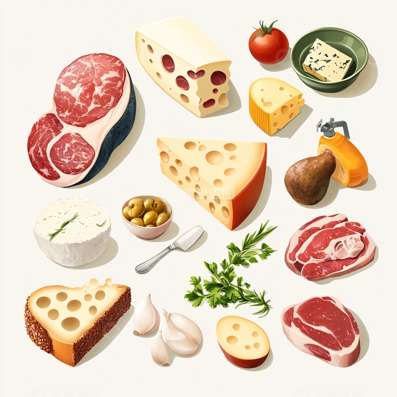 高清大图下载【趣麦麦图】素材下载肉