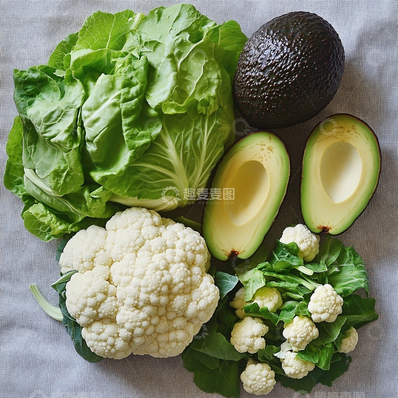 高清大图下载【趣麦麦图】牛油果蔬菜