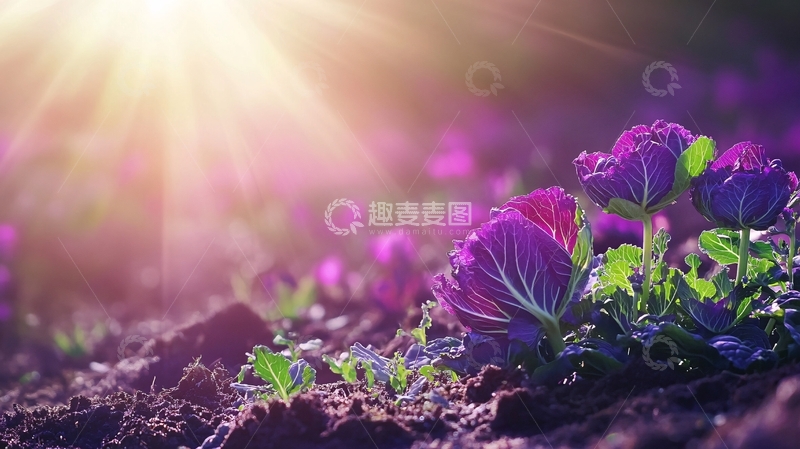 高清大图下载【趣麦麦图】阳光照在毛茛花上