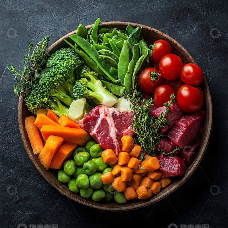 高清大图下载【趣麦麦图】蔬菜水果餐盘