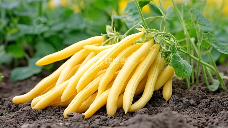 高清大图下载【趣麦麦图】黄豆荚高清图
