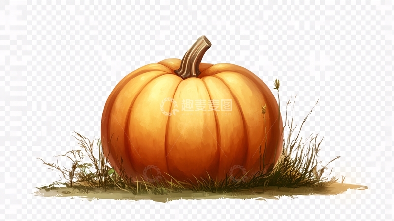 高清大图下载【趣麦麦图】-贝贝南瓜插画3