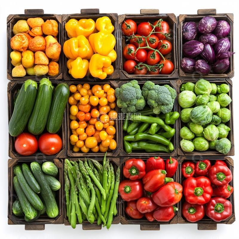 高清大图下载【趣麦麦图】超市蔬菜组合