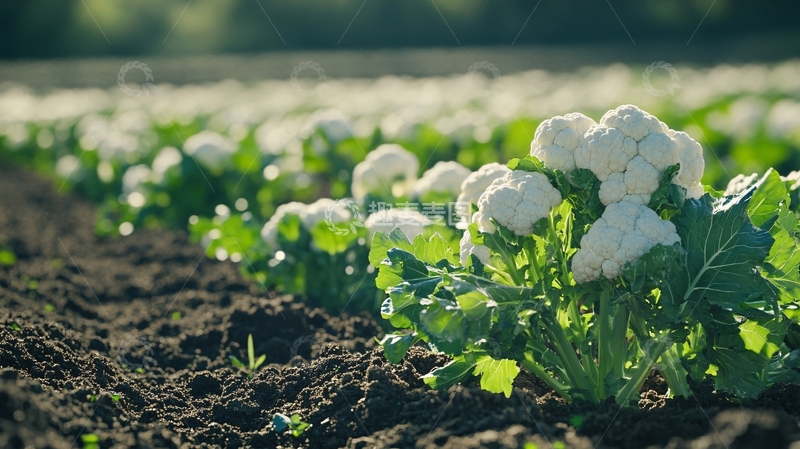 高清大图下载【趣麦麦图】花椰菜田地3