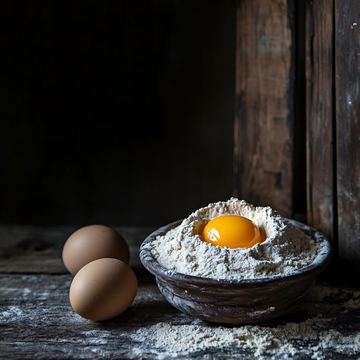 蛋清蛋黄面粉