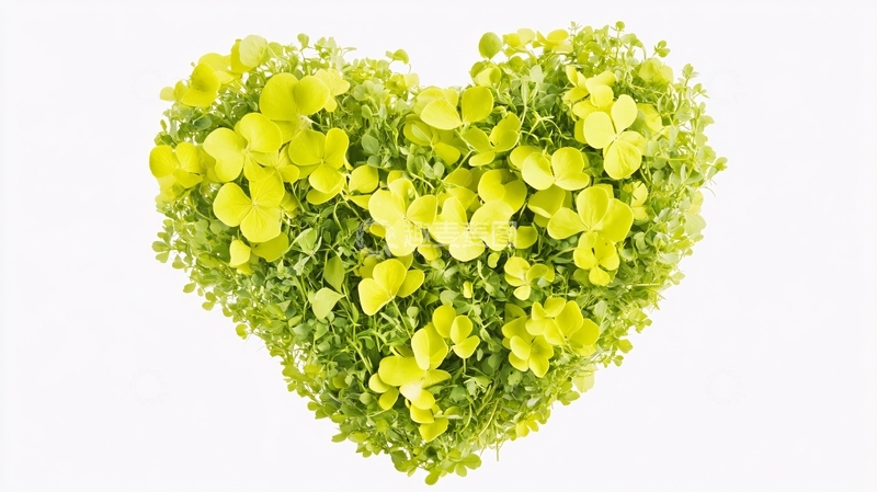 高清大图下载【趣麦麦图】绿色花心