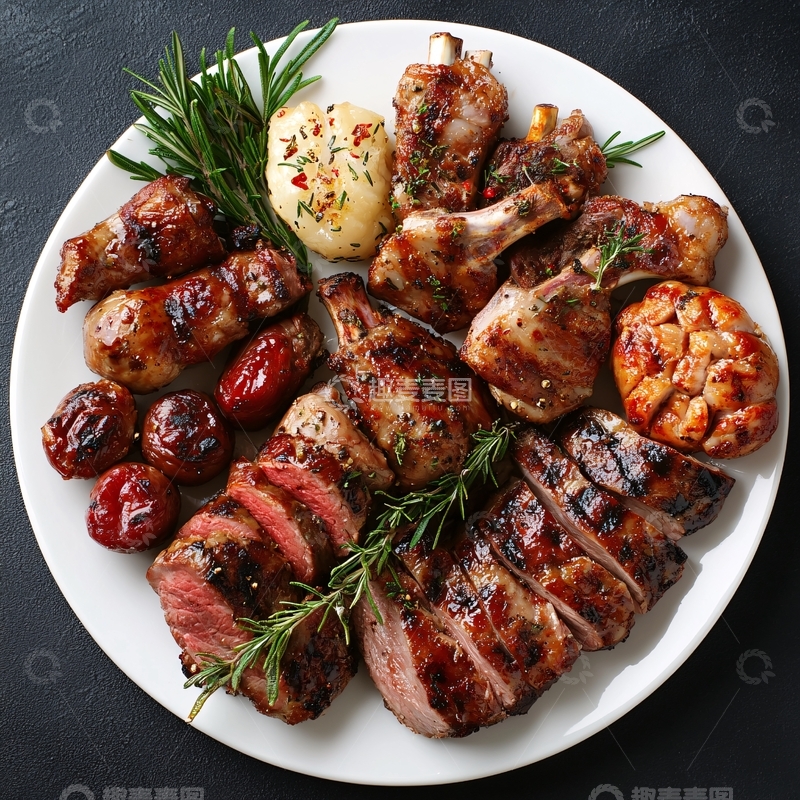 高清大图下载【趣麦麦图】多种烧烤