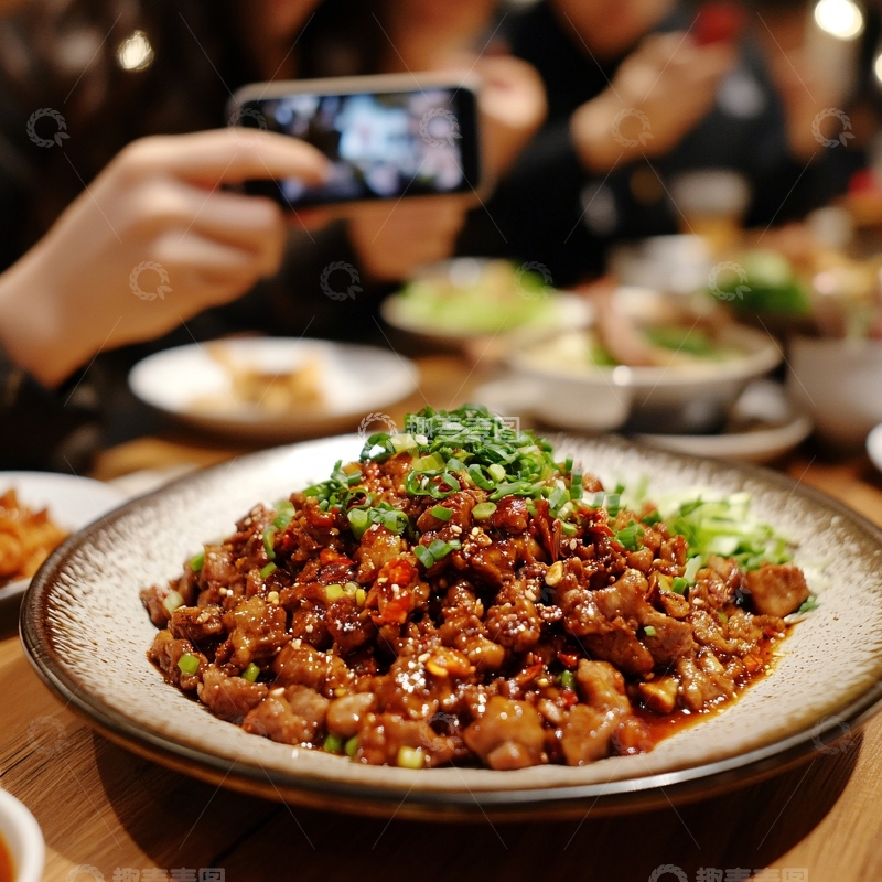 高清大图下载【趣麦麦图】肉沫炒外婆家