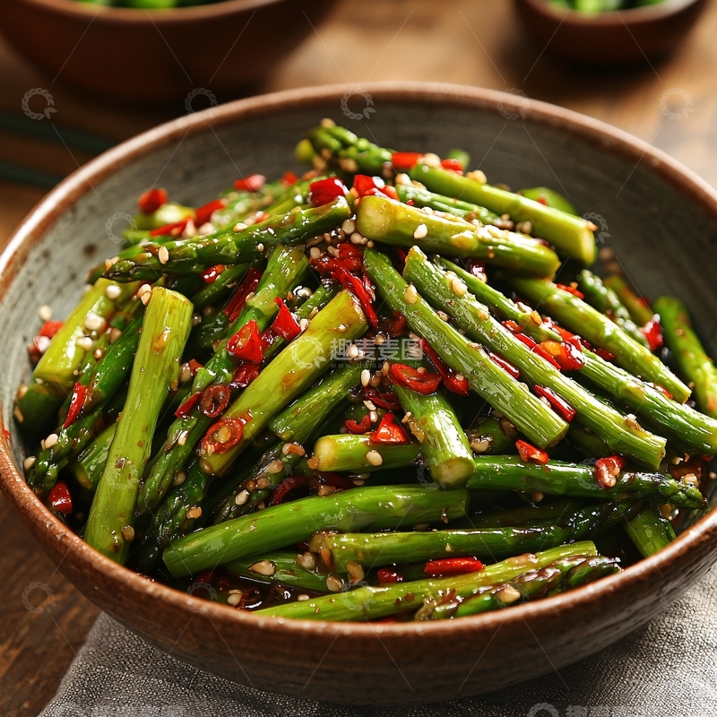 高清大图下载【趣麦麦图】捞汁四季豆