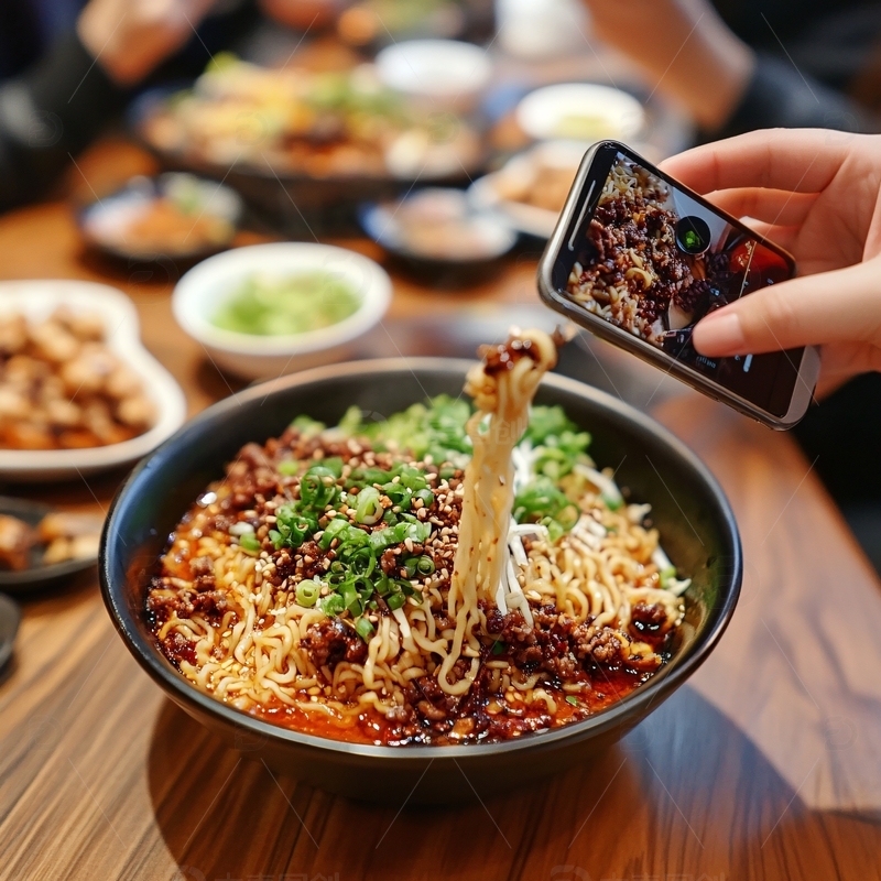 高清大图下载【趣麦麦图】拌面高清封面素材