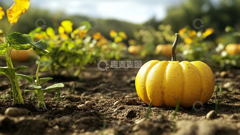 高清大图下载【趣麦麦图】板栗小南瓜高清1