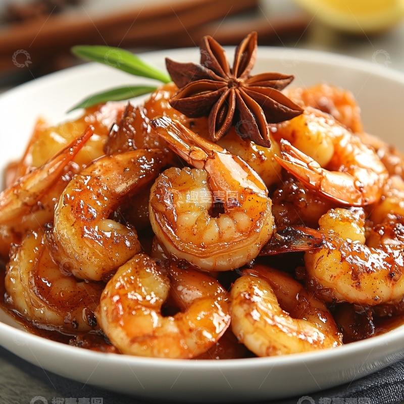高清大图下载【趣麦麦图】官府宫保虾