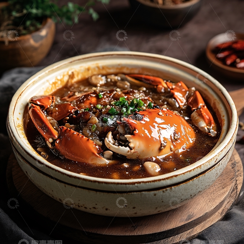 高清大图下载【趣麦麦图】醉蟹主图