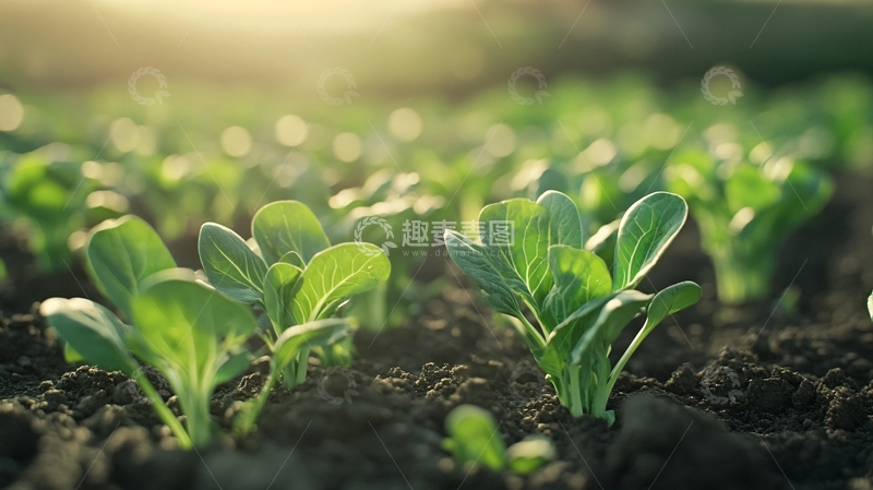 高清大图下载【趣麦麦图】阳光下的小苗35