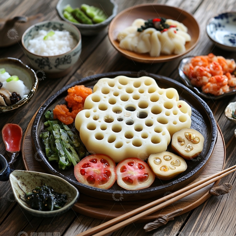 高清大图下载【趣麦麦图】面藕主图