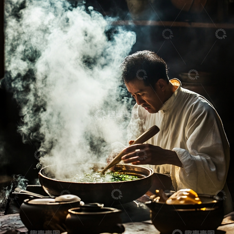 高清大图下载【趣麦麦图】牛肉面厨师