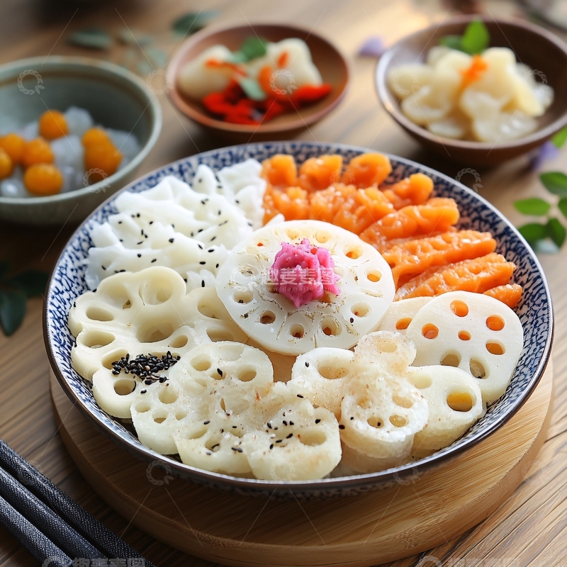 高清大图下载【趣麦麦图】果蔬面藕主图