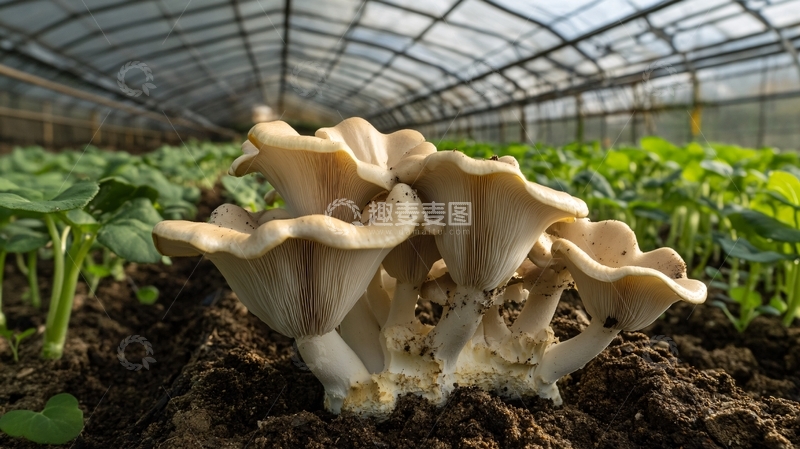 高清大图下载【趣麦麦图】菌类种植