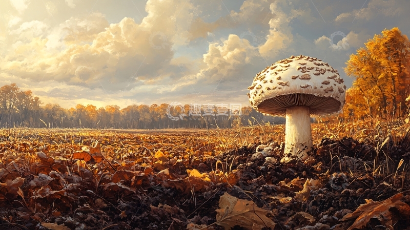 高清大图下载【趣麦麦图】户外蘑菇图