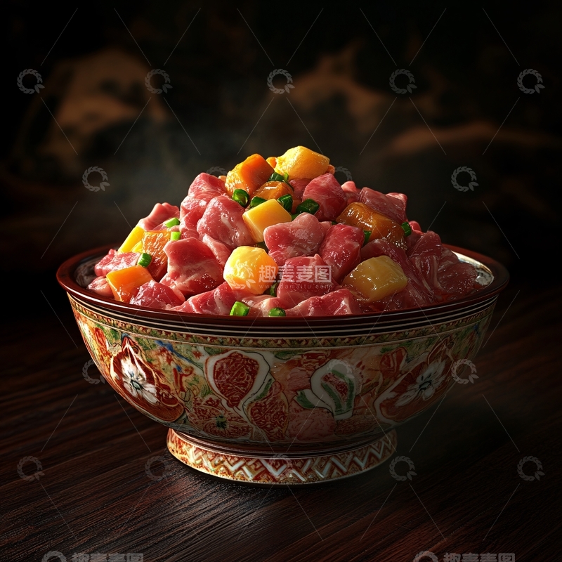 高清大图下载【趣麦麦图】美食舌尖美味1