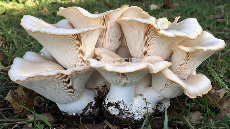 高清大图下载【趣麦麦图】白色菌褶1