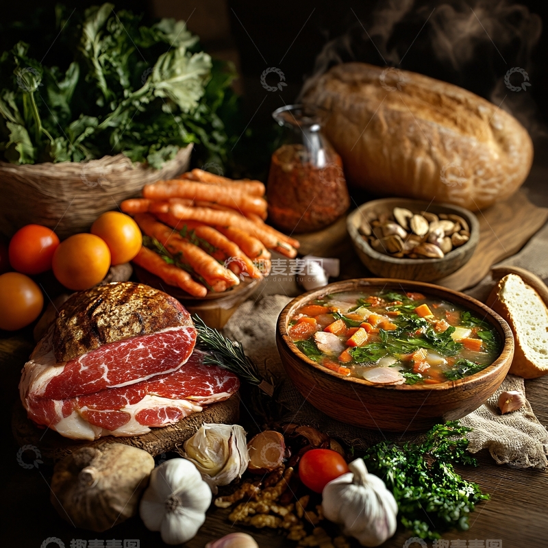 高清大图下载【趣麦麦图】西班牙料理