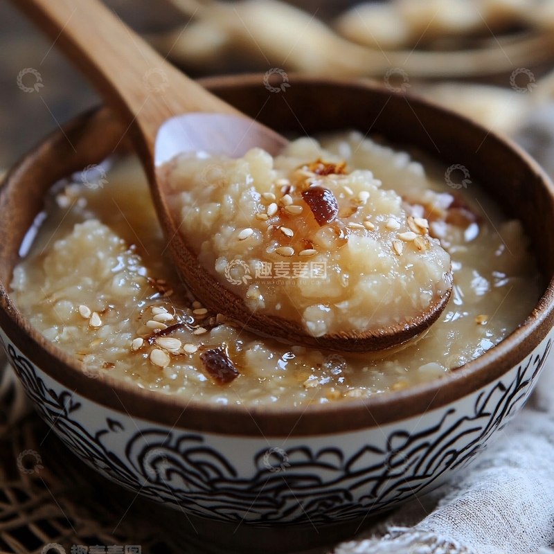 高清大图下载【趣麦麦图】代餐粥籼