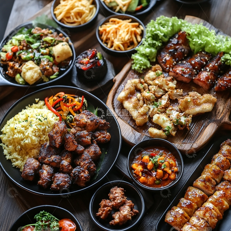 高清大图下载【趣麦麦图】港式工作餐美食