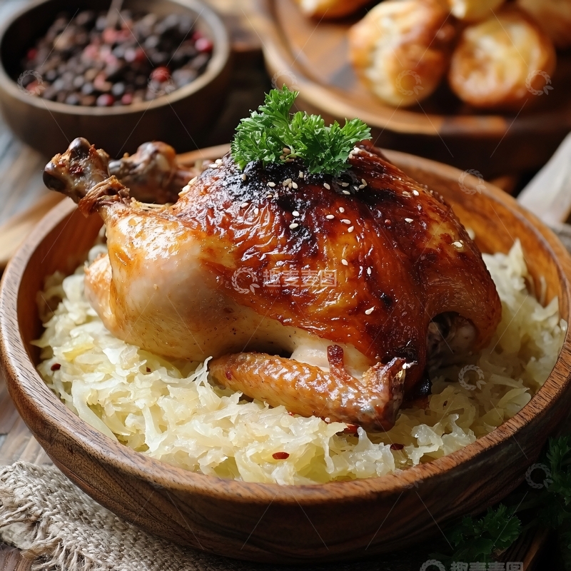 高清大图下载【趣麦麦图】巴提雅烤鸡
