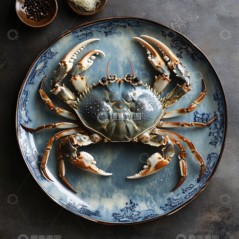 高清大图下载【趣麦麦图】螃蟹主图1