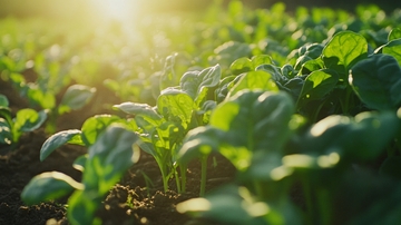 阳光下的青菜64