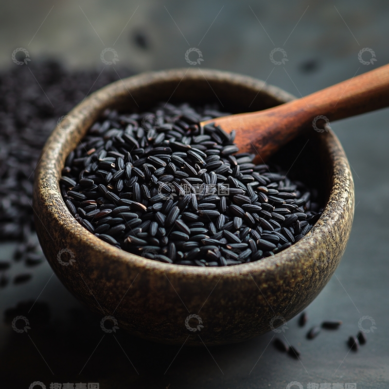 高清大图下载【趣麦麦图】黑米主图