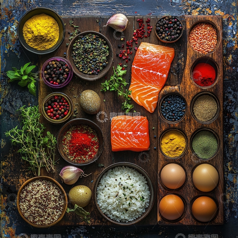 高清大图下载【趣麦麦图】-烹饪食材自然生态美食1