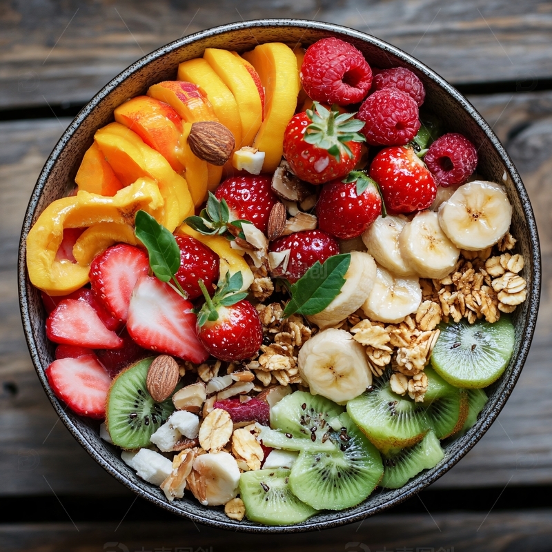 健康素食甜点拼盘