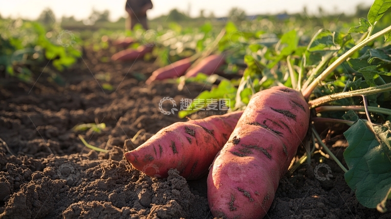 高清大图下载【趣麦麦图】红薯产地