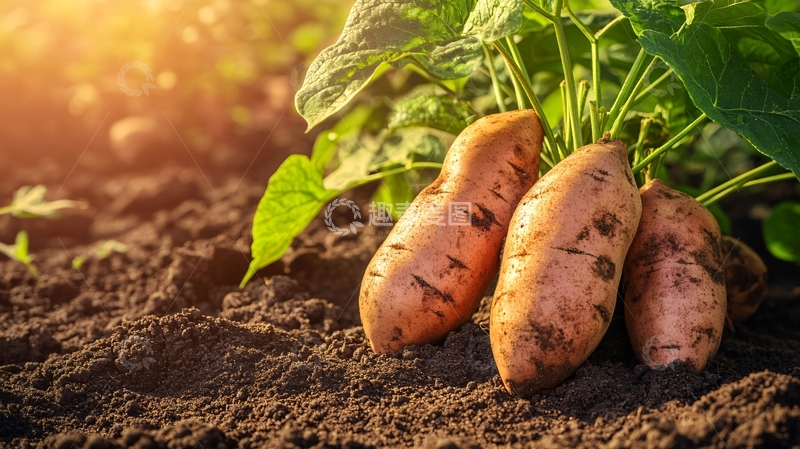 高清大图下载【趣麦麦图】番薯种植2