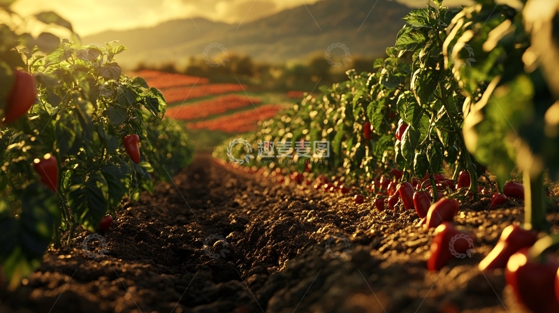 高清大图下载【趣麦麦图】西红柿水田3