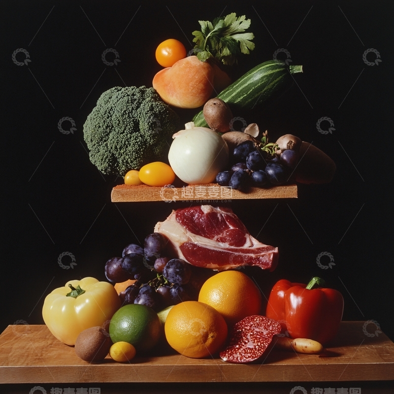 高清大图下载【趣麦麦图】蔬菜水果组合