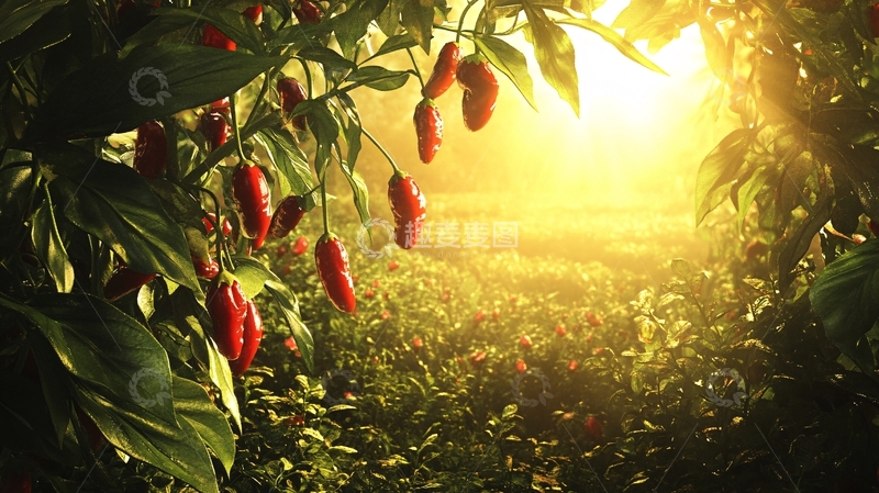 高清大图下载【趣麦麦图】太阳下的枸杞7