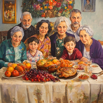 家庭的感恩节大餐2