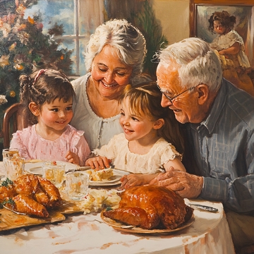 家庭的感恩节大餐1
