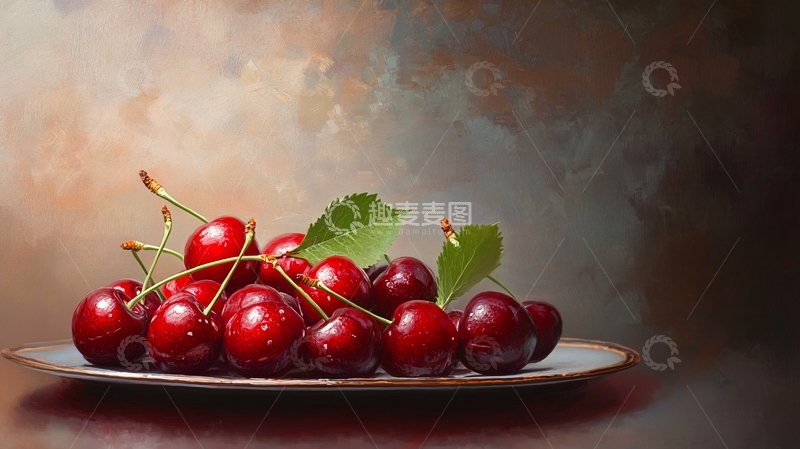 高清大图下载【趣麦麦图】高清大樱桃静物1