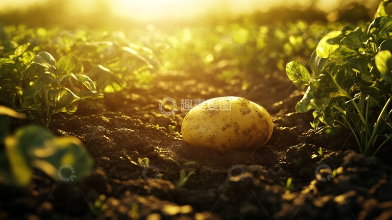 高清大图下载【趣麦麦图】高清土豆地23