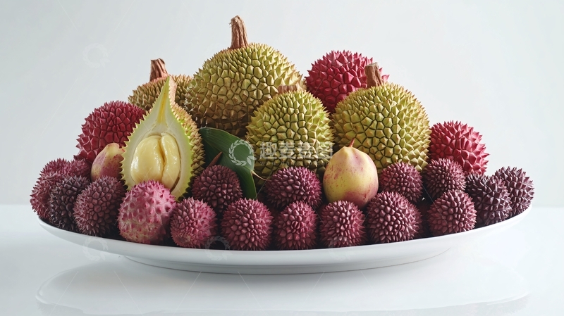 高清大图下载【趣麦麦图】荔枝水果盘