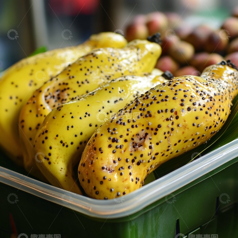 高清大图下载【趣麦麦图】黄皮火龙果