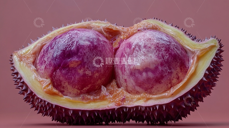 高清大图下载【趣麦麦图】榴莲飘香水果蔬菜