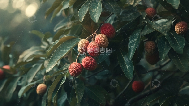 高清大图下载【趣麦麦图】荔枝红了4