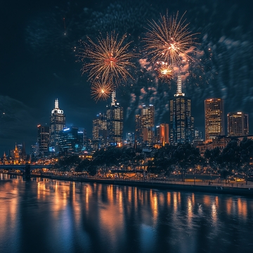 城市天际线夜景2