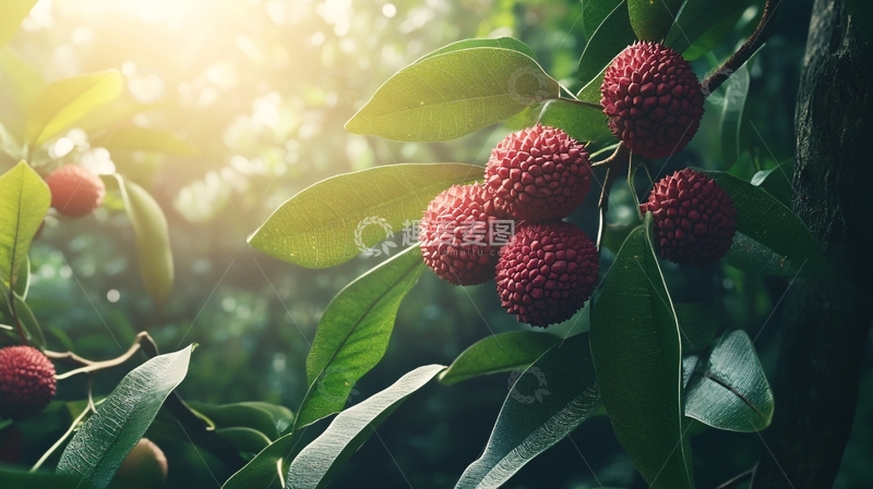 高清大图下载【趣麦麦图】果实田边荔枝2
